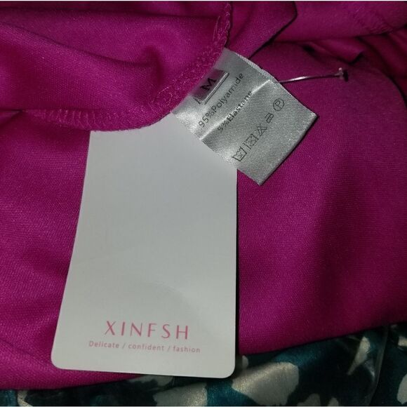 XinFSh Women's Strapless Bodycon Ruched Vintage Open Back Boned Corset Dress med - Picture 7 of 16